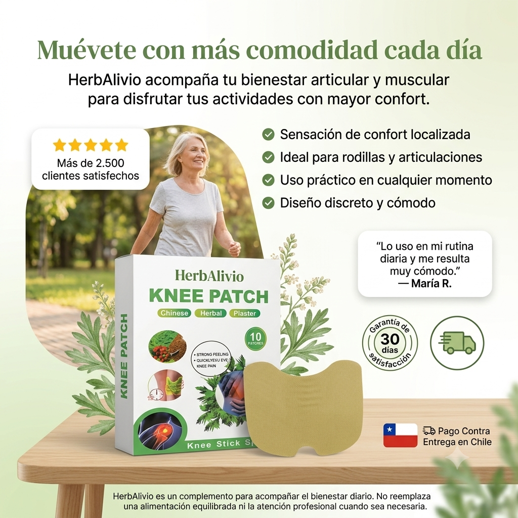 HerbAlivio | Parches naturales para el dolor