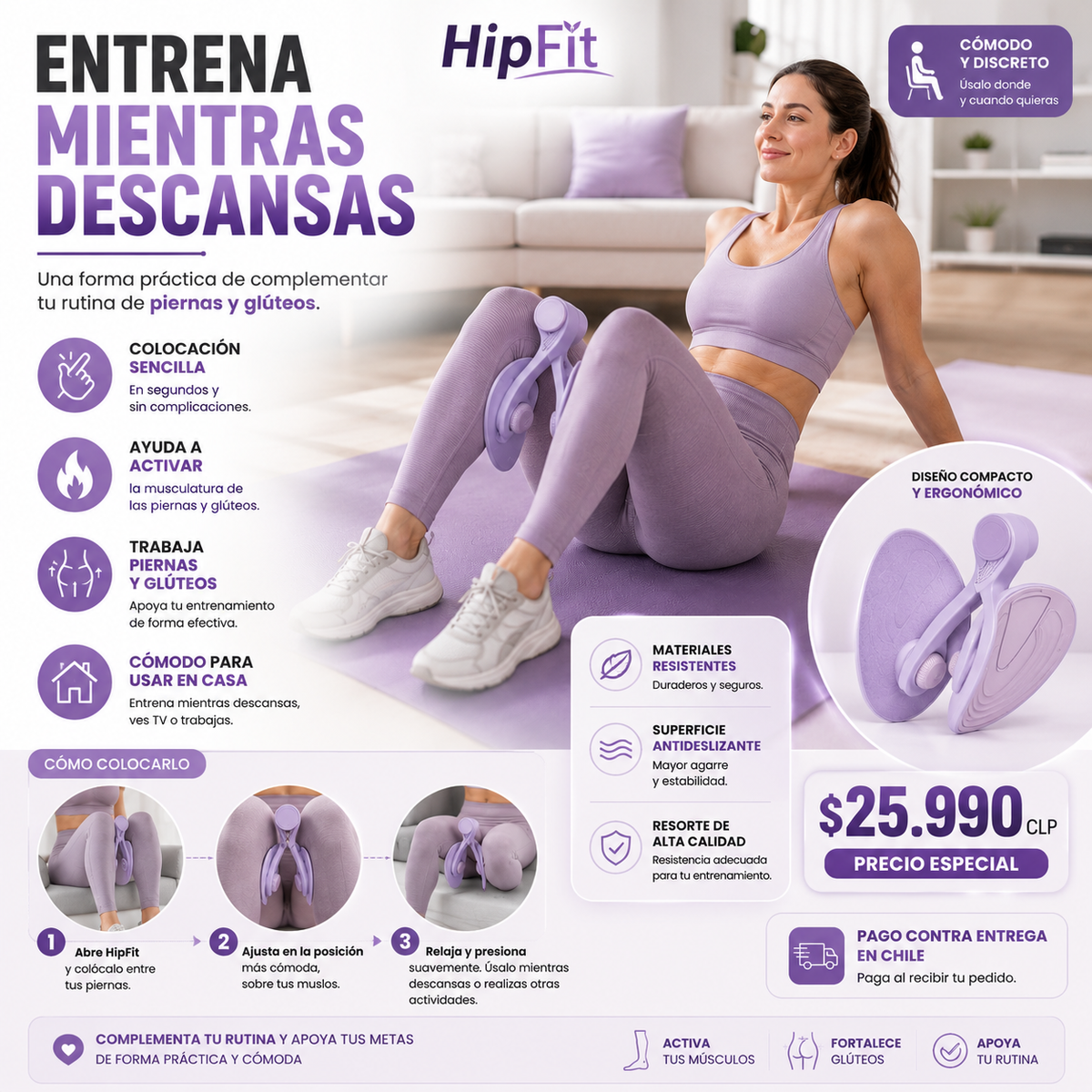 HipFit | Ejercitador de pelvis