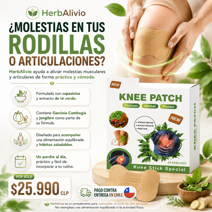HerbAlivio | Parches naturales para el dolor