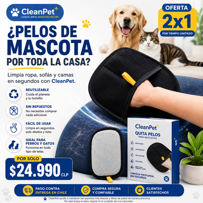 CleanPet | Guante atrapa pelos