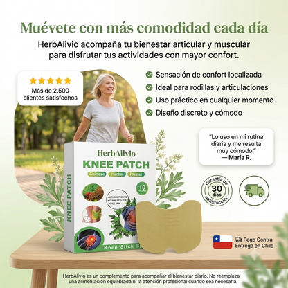 HerbAlivio | Parches naturales para el dolor